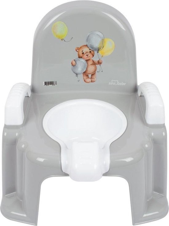 Plaspotje - Babystartup - Grey - Potty – WC potje baby – WC potje peuter  – Potty training – Potty training seat - WC potje kind – WC potje peuter jongens – Zindelijkheid