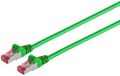 Câble patch S-Impuls Cat6A S/FTP PIMF sans halogène vert 3m