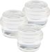 AMIG Deurstopper/deurbuffer - 3x - D33mm - zelfklevend - transparant