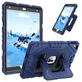FINTIE Kinderhoesje voor iPad 9e / 8e / 7e generatie (2021/2020/2019) 10,2 inch, robuuste robuuste schokbestendige beschermhoes met ingebouwde standaard voor jongens en meisjes, marineblauw