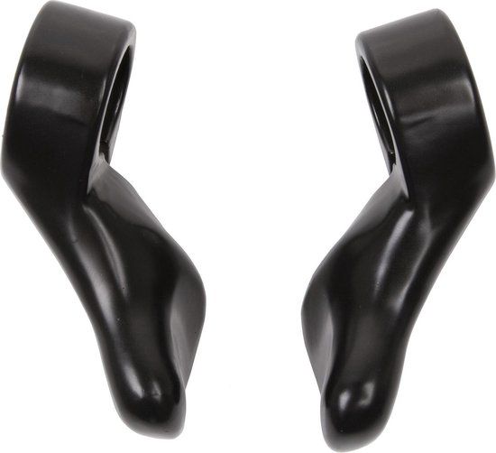 M-wave Bar Ends Be Anatom Magnesium Zwart 2 Stuks