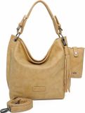 Fritzi aus Preußen Shopper Schoudertas Vintage Fritzi01 Limited Hobo Honey Mustard