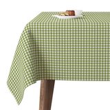 Martina Home Petit Vichy Pistache tafelkleed met teflon effect, 140 x 140 cm