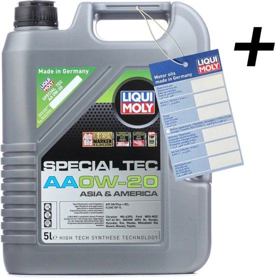 Liqui Moly Special Tec AA 0W-20 5L Motor Oil
