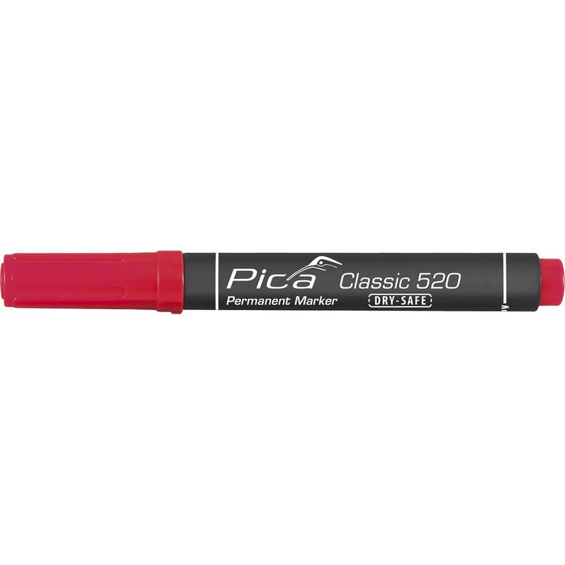 Pica 520/40 Permanent Marker Classic Rood Ronde Punt 1-4 mm