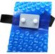 Ensemble de couverture de piscine - Ensemble de 5 - Avec clips et vis en acier inoxydable - env. 130 cm
