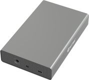 Switss HDD/SSD Behuizing 3,5 en 2,5 inch incl. Voeding - Externe USB-C SATA III - Tot 20TB - Space Grey