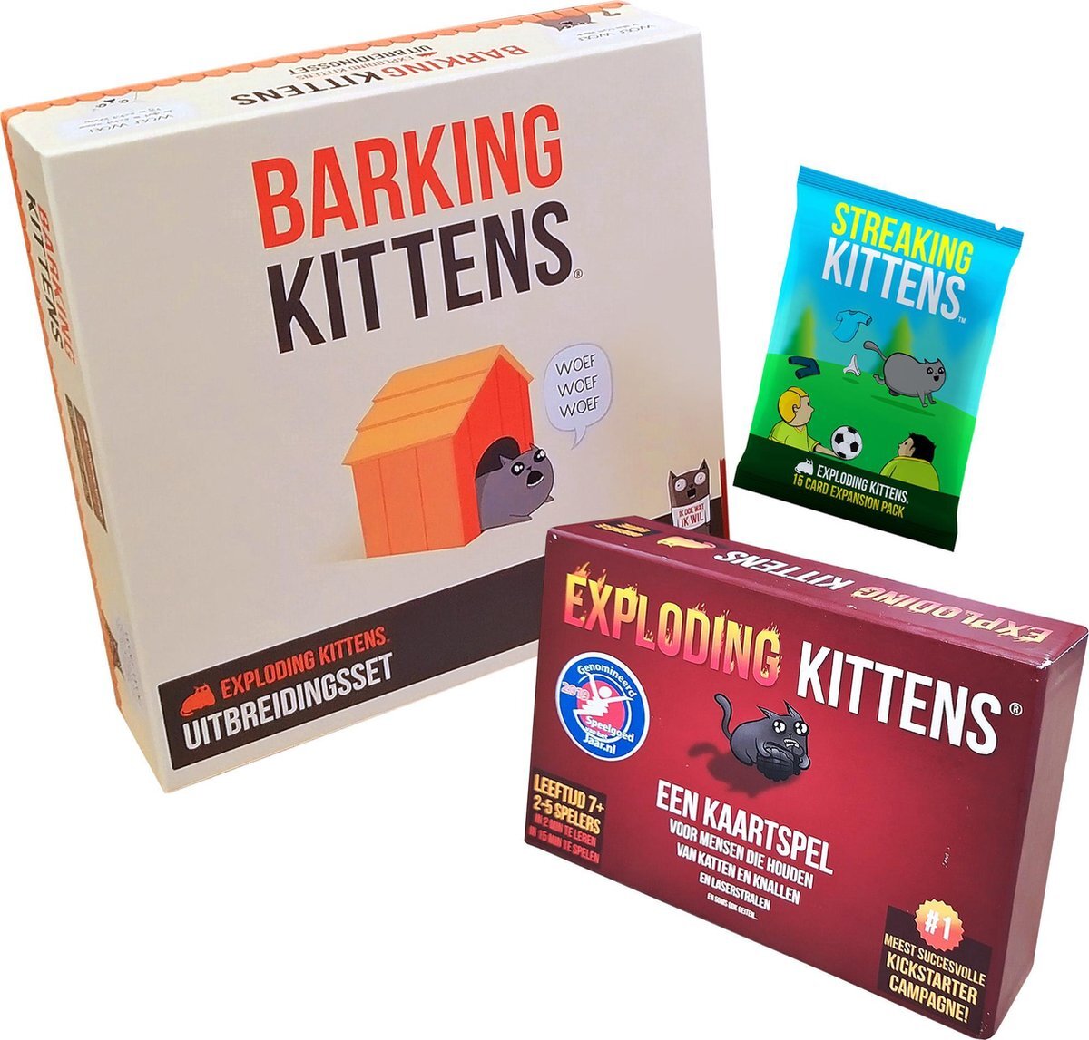 Exploding Kittens Bundel - Nederlandstalig Kaartspel