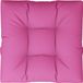 vidaXL Palletkussen 80x80x12 cm stof roze