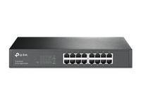 TP-Link TL-SG1016D Netwerkswitch Unmanaged L2 Gigabit Ethernet Zwart