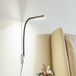 Lindby Flexola LED Reading Lamp, Nickel, Square, Metal, Plug