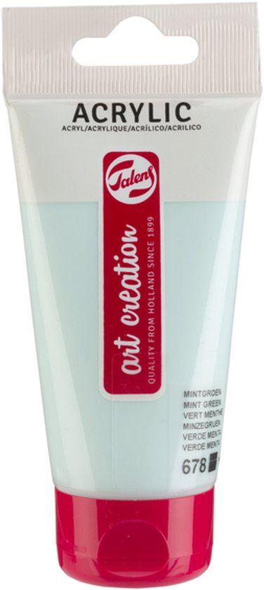 Talens Art Creation Acrylverf tac 678 mintgroen tube 75ml | 3 stuks