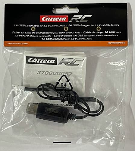 CARRERA RC USB-kabel 1A voor LifePo4 3,2V batterijen