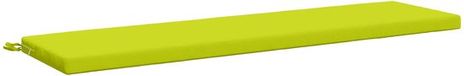 vidaXL Bankkussen SOEST 100% Polyester Helder Groen 150 x 40 x 5 cm