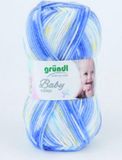 Gründl Wolle Gründl Baby Color 10x50 gram blauw multicolor