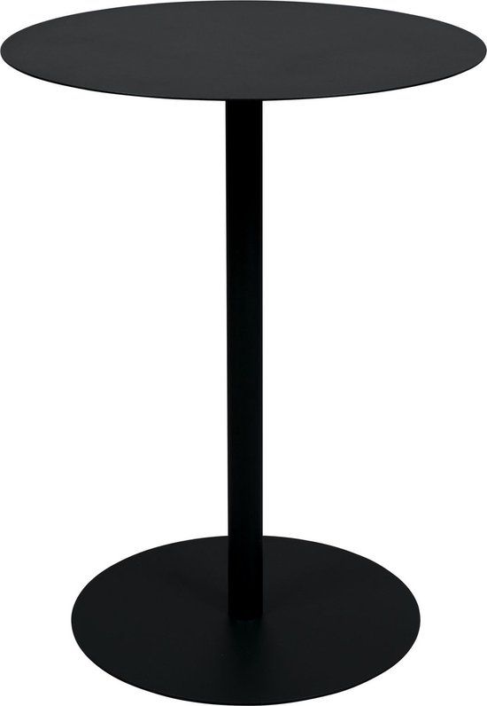 Zuiver Snow Bistrotafel - Rond - 57 cm - Metaal - Zwart