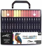Alex Bog Set Viltstiften Alex Bog Fine Brush Creative 48 Onderdelen Multicolour