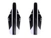 ZEFAL Pack Shield Lite XL – twee zadelspatborden voor mountainbike, wit/zwart
