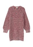 s.Oliver Jurk Kinderen Lange Mouw Ronde Hals Roze Glitter 65% Polyamide 35% Polyester