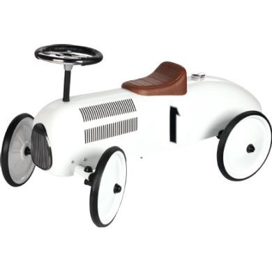 Goki Schuifwagen wit - Metaal - 4013594141758