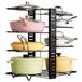 EdiBazzar Organiseur de cuisine en métal avec 8 niveaux pour casseroles et poêles