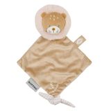 Nattou Mini-knuffeldoek van polyester, leeuw, voor pasgeborenen en premature baby's, Ca. 19 cm, Flo, Oli & Est, Eerste Bruin
