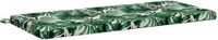 vidaXL Bankkussen SOEST 100% Polyester Bladpatroon 110 x 50 x 5 cm