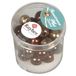 RAYHER 14471000 Renaissance glasparels, halftransparant, 10 mm met groot gat, doos 32 stuks, bruin mix