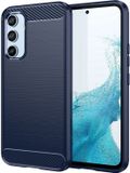 Selected by GSMpunt.nl Samsung Galaxy A54 Geborsteld TPU Hoesje Blauw