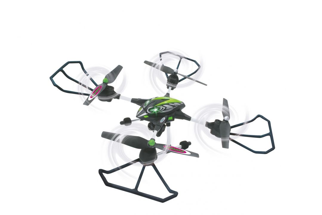 Jamara Oberon Drone - 4 Propellers - Black/Green - 1200 mAh Battery