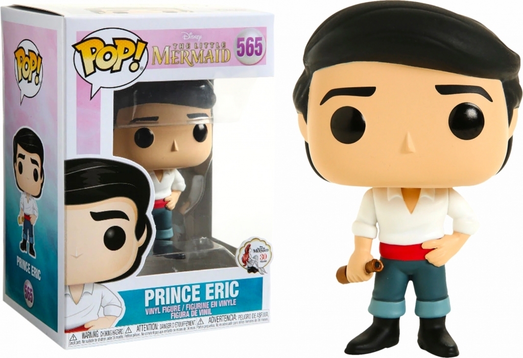 Funko disney the little mermaid 30 years pop vinyl: prince eric