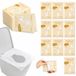 Protections de siège de toilette jetables, 200 pièces pour les toilettes de voyage et publiques