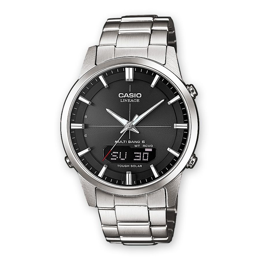 Casio LCW-M170D-1AER Radio Controlled Herenhorloge - Zilverkleurig