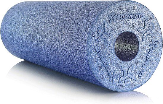 BODYMATE Fasciarol Standaard Medium Hard 45 cm Grijs/Blauw