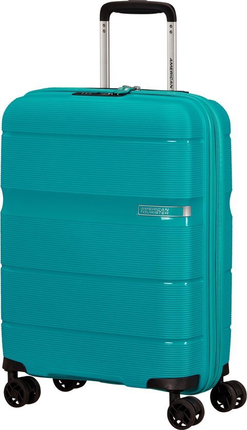 American Tourister American Tourister Linex Spinner 55 blue ocean Harde Koffer Blauw