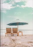 BRUNNEN 1079615027 Buchkalender Mod. 796 2027 "Sunbeds" A5, Papier