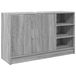 vidaXL Armoire de lavabo - 90x29x55 cm - Bois traité - Gris Sonoma Chêne