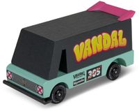 Candylab Toys - Candycar Toons - Vandal van seafoam - Véhicule en bois - 3+