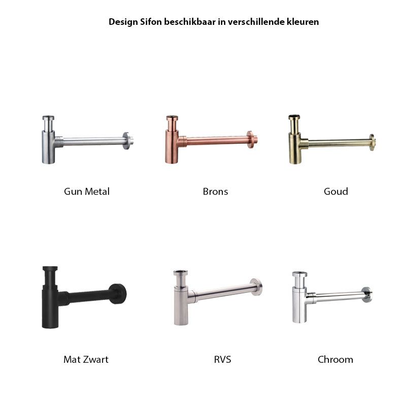Luxe Design Sifon Universeel Chroom