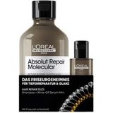 L'Oréal Professionnel Paris Absolut Repair Molecular Shampoo en Rinse-off Serum Duo Haarverzorgingsset