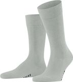 FALKE Family katoen sokken heren grijs - maat 39-42