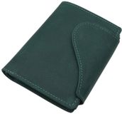 Rundleer Portefeuille Femme avec Protection RFID