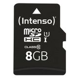 Intenso MicroSD-kaart UHS-I Premium Multipack 5x8 GB