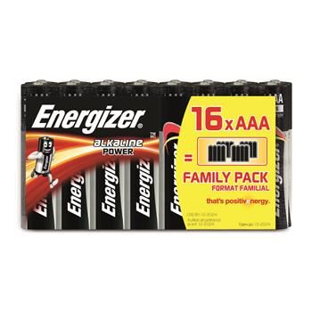 Energizer - Batterijen - AA - Alkaline - 1.5V - 16 stuks
