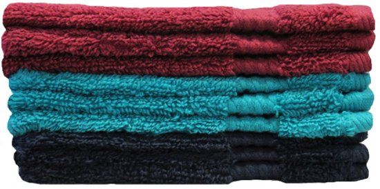 iSleep Terry Washand - 16x21 cm - Mint - 10 stuks