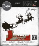 Sizzix Thinlits Die Set Reindeer Sleigh by Tim Holtz