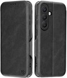 Techsuit Hoesje geschikt voor Samsung Galaxy S26 Plus - Safe+ Book Wallet Case - Zwart