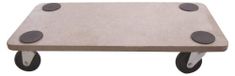 MDF Meubelroller - 75 mm wielen - 200 kg - 590 x 290 mm