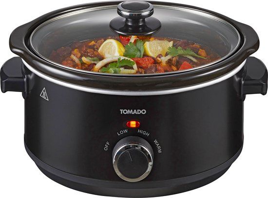 Tomado TSC3501B - Slowcooker - 3,5 liter - Zwart