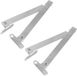 Dailygoods Support de couvercle réglable - Support de couvercle - Pliable - 10 Pièces - Charnière - Support